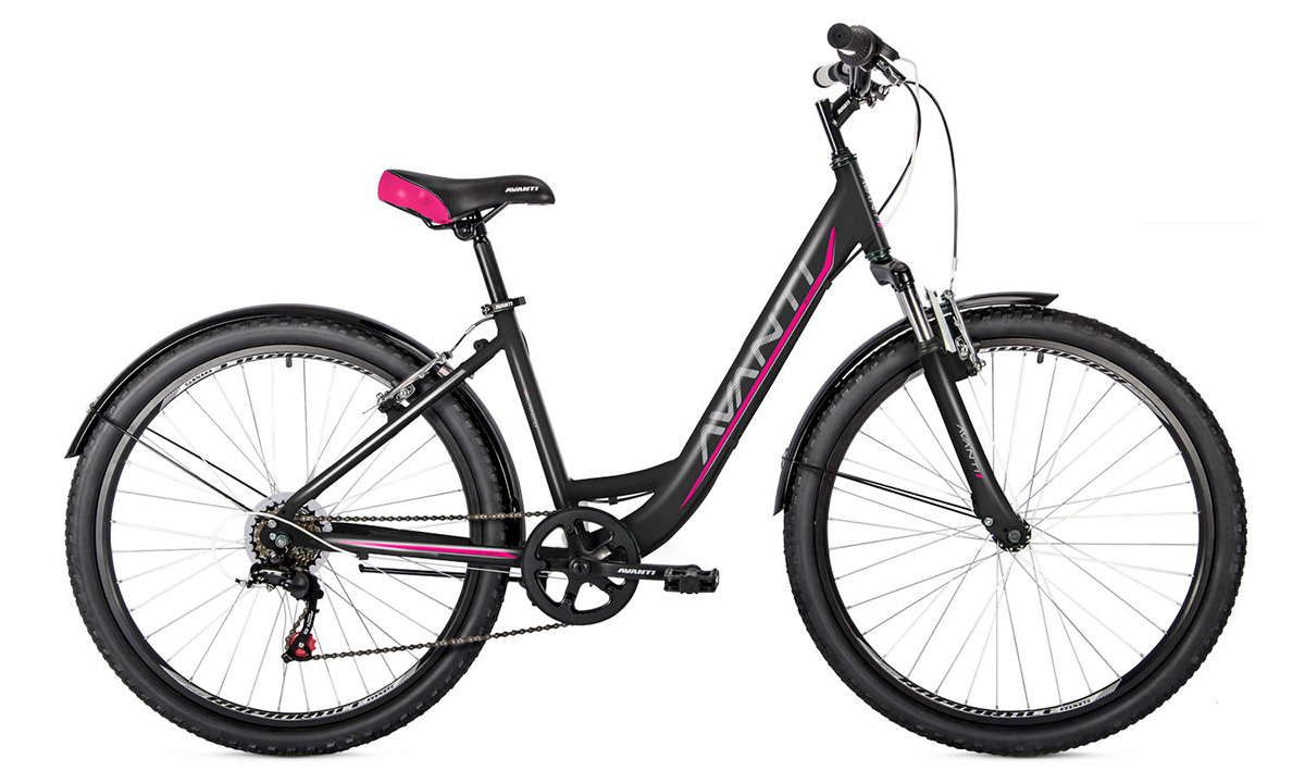 Велосипед Avanti BLANCO 6SPD 26" (2021) 2021 Черно-розовый